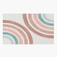 thumbnail image 3 of Tapis Lignes Arc-en-Ciel Simples, Design Créatif Polyvalent Motif Tapis Couleur Long Intérieur Antidérapant Lavable, Adapté pour Hall d'Entrée, Salon, Cuisine (2x6ft), 3 of 7