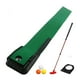 thumbnail image 1 of Tapete para Putting de Golf, juego de juego de Golf con bandera y taza de Golf, entrenador de Putter con 3 pelotas con Putter retráctil para golfistas Putter rojo, 1 of 8