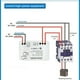 thumbnail image 5 of 3X Interruptor Zigbee Inteligente Tuya con Sensor de Temperatura, Relé Zigbee de Contacto Seco Pasivo, Funciona con Home Assistant, CA 85-250 V, 5 of 5