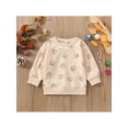thumbnail image 2 of Bagilaanoe Toddler Baby Girl Boy Christmas Sweatshirt Long Sleeve Santa Claus Print Pullover 6M 12M 2T 3T 4T 5T 6T Kids Fall Loose Tee Tops, 2 of 9