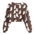 thumbnail image 2 of Neewe Womens Casual Long Sleeve Sweatshirt Crew Neck Cute Pullover Relaxed Fit Tops, 2 of 3