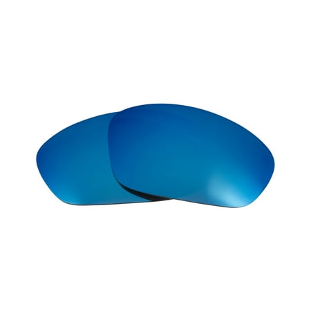 replacement lenses compatible with oakley straight jacket polarized blue mirror
