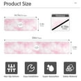 thumbnail image 3 of Faucet Mat for Kitchen Sink 15'' Sink Splash Guard Mat Super Absorbent Fast Drying Drain Pad Pink Soft Smoke Cloud, 3 of 9