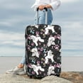 thumbnail image 5 of Cauagu Cute Poodle Dog Print Travel Luggage Cover,Travel Dust-proof Suitcase Cover Softside Suitcase Protector for 18-32inch,Not Included Suitcase, 5 of 8