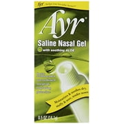 AYR Saline Nasal Gel with Soothing Aloe, 0.5 oz (Pack of 18)
