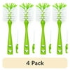 (4 pack) Parents Choice White & Green Bottle And Nipple Brush