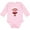 AD-Pink, variant on Inktastic Monkey 1st Birthday 1 Year Old Girl Girls Long Sleeve Baby Bodysuit