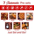 thumbnail image 4 of Brentwood Large Electric Digital Air Fryer, Timer & Temp. Control (4-Quart, Red), 4 of 5