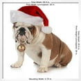 thumbnail image 3 of Christmas Dog  English Bulldog Wearing Santa Hat Holding Christmas Bell, Animals Seasons Framed Art Print Wall Art by Willee Cole Sold by Art.Com, 3 of 6