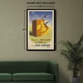thumbnail image 4 of HISTORIX Vintage 1950 Travel to Ireland the Easy Way Poster Print - 24x36 Inch Restored Fly Aer Lingus Irish Air Lines Travel Poster of Ireland, 4 of 6