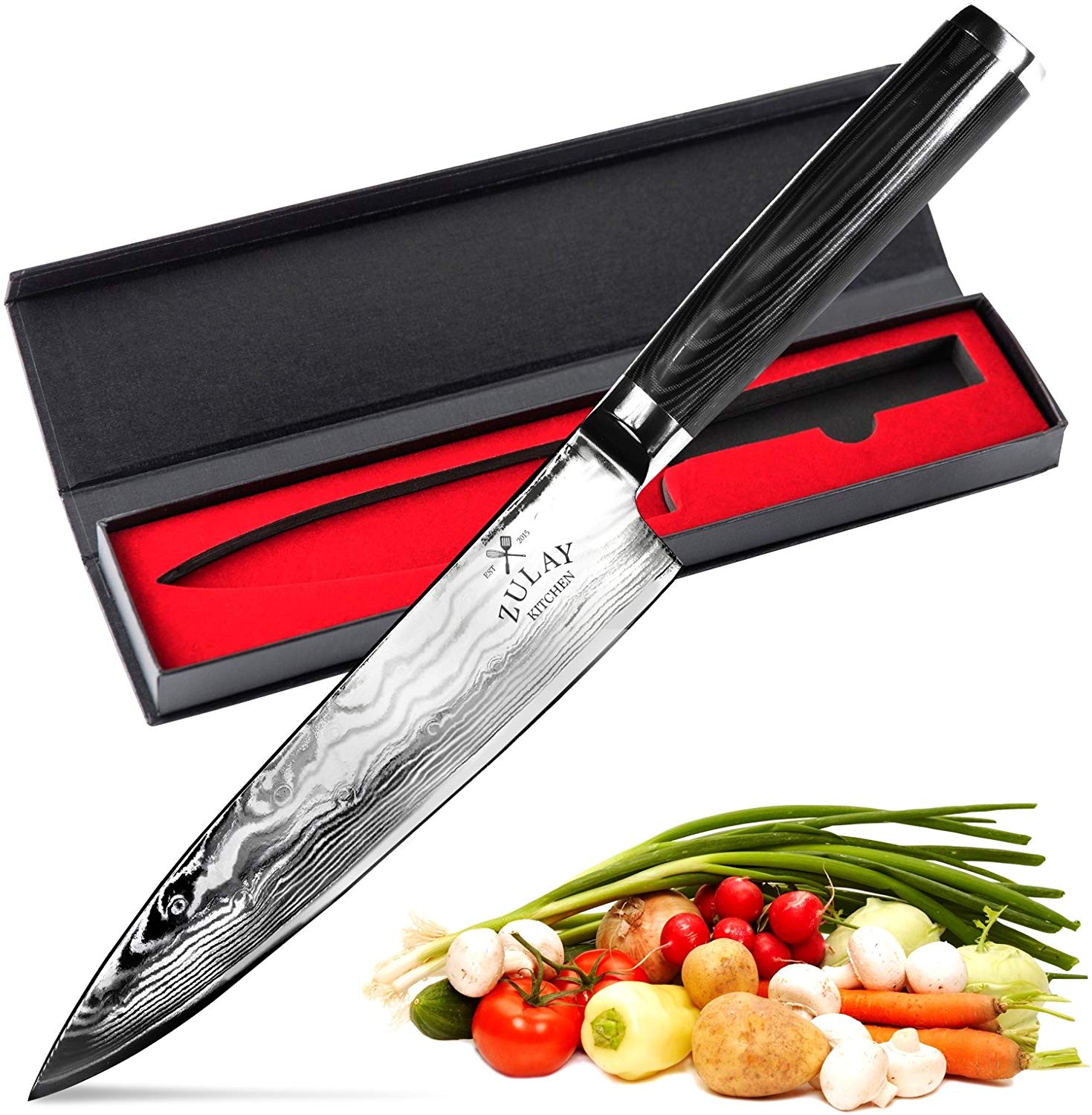 Damascus Steel 8 Inch Professional Chef Knife