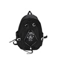 thumbnail image 1 of Mochila Mochila escolar para niñas Volver a la escuela Bolso de libros estética Bolso de viaje para computadora portátil (Negro), 1 of 8