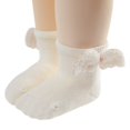 thumbnail image 3 of WUANDIXFA Socks Toddler Cute Soft Kids Winter Warm Socks Toddlers Boys Girls Newborn Baby Socks Princess Socks Side Cute Cartoon Floor Socks,Beige,12-36 Months, 3 of 6