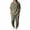 Army Green, variant on JUUYY Mens 2 Piece Linen Set Long Sleeve Button Down Casual Hoodie Shirt and Loose Jogger Pants Sets Beach Vacation Summer Outfits Khaki XXXL
