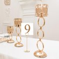 thumbnail image 5 of OULII 2pcs Picture Card Holder Golden Stainless Steel Photo Memo Clip For Weddings Large Conferences Elegant, 5 of 8