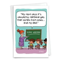 NobleWorks Funny Father's Day Greeting Card with 5 x 7 Inch Envelope (1 Card) Dad Dad Gas C10953FDG