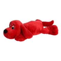 Aurora - Medium Red Clifford - 11" Clifford Laying - Playful Stuffed Animal