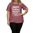 thumbnail image 2 of VILOVE Plus Size Tops for Women Country Concert Graphic T Shirts Casual Short Sleeve Tees, 2 of 6