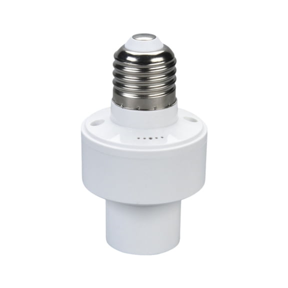 huayou Radar Motion Sensor Light Socket, 3.54x2.05 Inch Screw Base Automatic Lamp Holder for Indoor Corridor Stairway Garage Home Lighting
