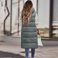 thumbnail image 4 of ZMHEGW Women Coats Long Winter Vest With Sleeveless Warm With Pockets Quilted Vest Down Quilted Outdoor Fall Jackets, 4 of 6