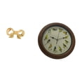 thumbnail image 4 of Asa de mueble,Tirador de latón con forma de lazo para muebles o armario,Reloj de pared,Reloj de pared de pájaro cantor de 10 pulgadas para decoración del hogar,Relojes de pared decorativos, 4 of 7