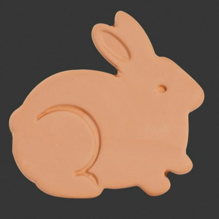 Easter Bunny Printing Terracotta Brown Sugar Saver and Softener Disc Spring Reusable Brown Sugar Keeper with Rabbit Design Terra Cotta Kitchen Gadgets to Maintain Food Moisture(F)