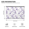 thumbnail image 4 of Fotbe Orchids Flowers Reusable Cosmetic Bag Makeup Bag for Women Large Travel Cosmetic Pouch Girls' Make Up Organizer, 4 of 8