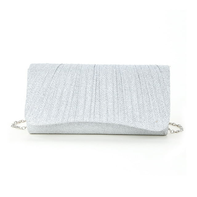 Bolso bandolera con purpurina para mujer elegante bolso de mano tipo sobre moda elegante bolso de mano para fiesta de noche