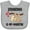 AC-Heather Grey, variant on Inktastic My Grandma is My Valentine Boys or Girls Baby Bib