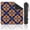 Color 3, variant on Mahjong Mat 31.5" x 31.5" Blue Orange Mediterranean Style Floral Tile Non-Slip Noise Reduction American Mahjong Tiles Table Cover for Dominoes Poker Card Board Games Gift
