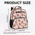 thumbnail image 7 of HUIACONG 13.5 Inch Cute Capybara Cherry Heart Kids School Backpack Water Resistant Multi-Pocket Adjustable Breathable Padded Shoulder Straps Lightweight Large Capacity Bookbag for Preschool, 7 of 7