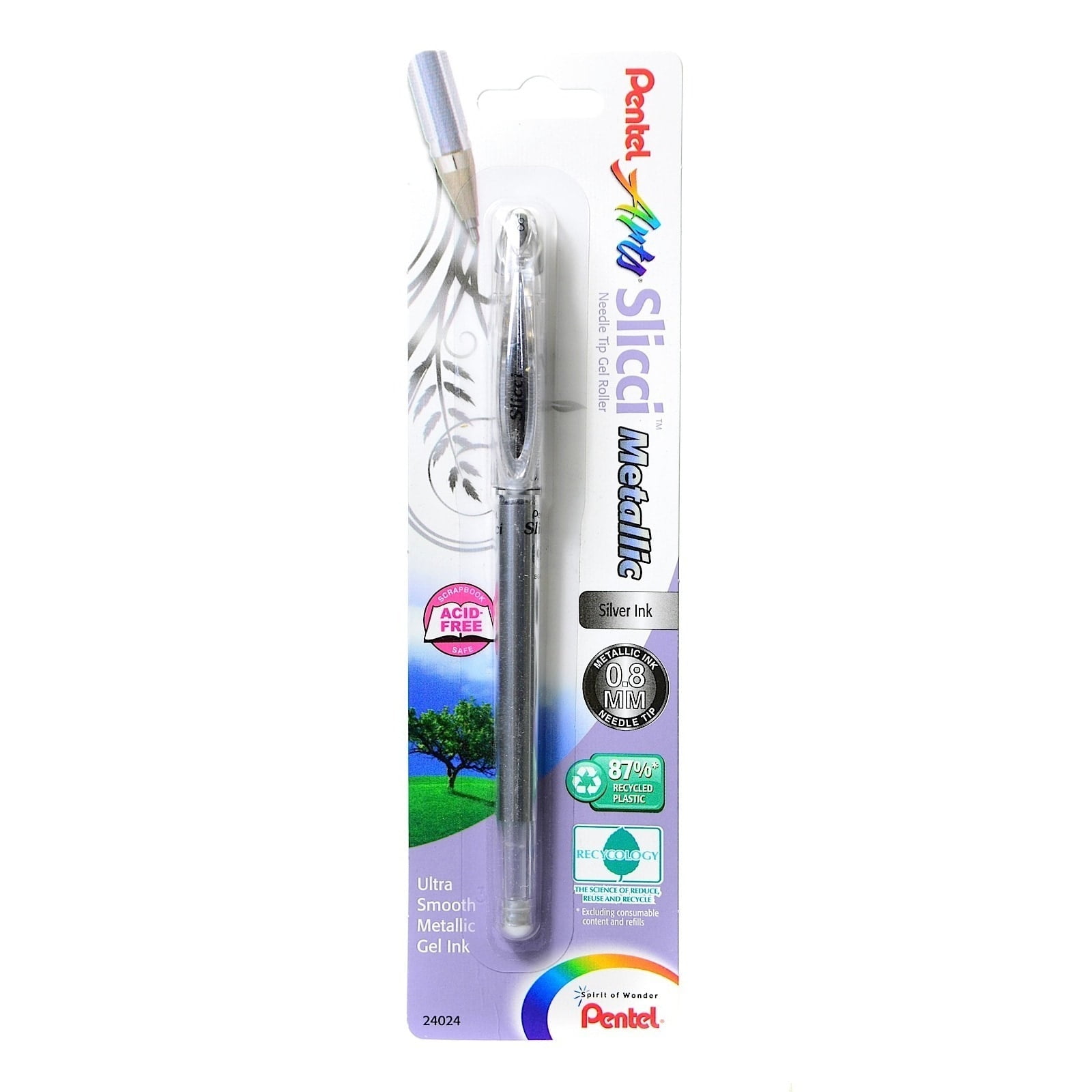 Slicci Extra Fine Metallic Gel Pens metallic bronze, each (pack of 6)