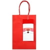 Holiday Time Christmas Small Gift Bag, Red Santa