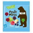 thumbnail image 6 of BEAR Fruit Minis Raspberry/Blueberry 3.5 oz, 5 Count, No Sugar Added Fruit Snacks, 6 of 6