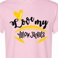 thumbnail image 4 of Inktastic Love My Yellow Jackets Football T-Shirt, 4 of 5