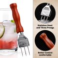 thumbnail image 4 of Pick Ice Pick SuperWare de acero inoxidable con mango de madera, paquete de 3, 4 of 6