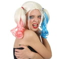 thumbnail image 5 of HPO Adult Women’s Multicolor Game Cosplay Wig – Blue, Pink & White Pigtails, Capless Design, 5 of 8