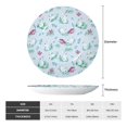 thumbnail image 2 of Daiia Rabbit And Butterfly Printed Pattern Ceramic Plate Dinner Plates Bone China Decorative Plates with Display Stand Art Ceramic Ornaments for Wall Hanging Decoration-6in, 2 of 6