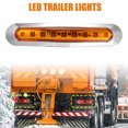 thumbnail image 2 of 2uds 9 LED Remolque Traseras Luces 12V-36V Giro Señal Freno Cola Ámbar Unique Bargains Luces de remolque LED, 2 of 7