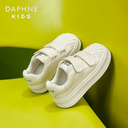 

DAPHNE Children s Classic Sneakers With HOOk&LOOP Design Wear-resistant Non-slip Soft-soled Shoes