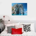 thumbnail image 5 of Orinice Rock Formation Ocean Sky Fine Art Aesthetic Poster and Print Wall Painting for Home Decor, Ready to Hang Canvas, Living Room Bedroom Office Wall Art 20x16in, 5 of 6