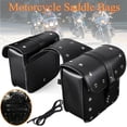thumbnail image 2 of Lubelski 2Pcs Universal Waterproof Motorcycle Saddle Bag Pannier Side Storage Luggage, 2 of 5