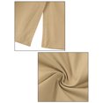 thumbnail image 6 of DARING DIVA Men's Stylish Notch Lapel and Single Breasted Trench Coat S Khaki, 6 of 6