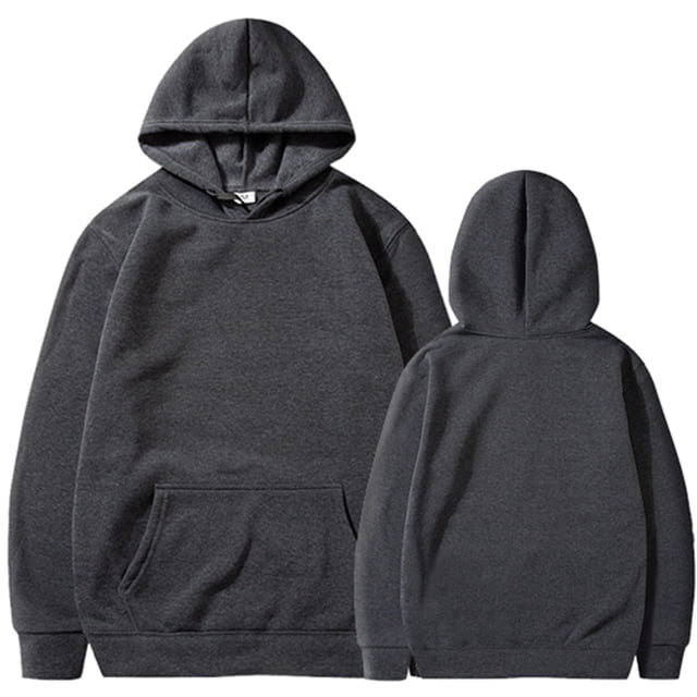 Glisme Sweatshirt For Women Diy Solid Color Rope Hoodie Long Sleeve Pullover Hoodie Basic Top Daily Wear Dark Gray