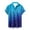 Blue, variant on IYTR Men's Short Sleeve Button Shirts Summer Fashion Gradient Color Lapel Hawaiian Beach Shirt Casual Loose Blouses Blue L