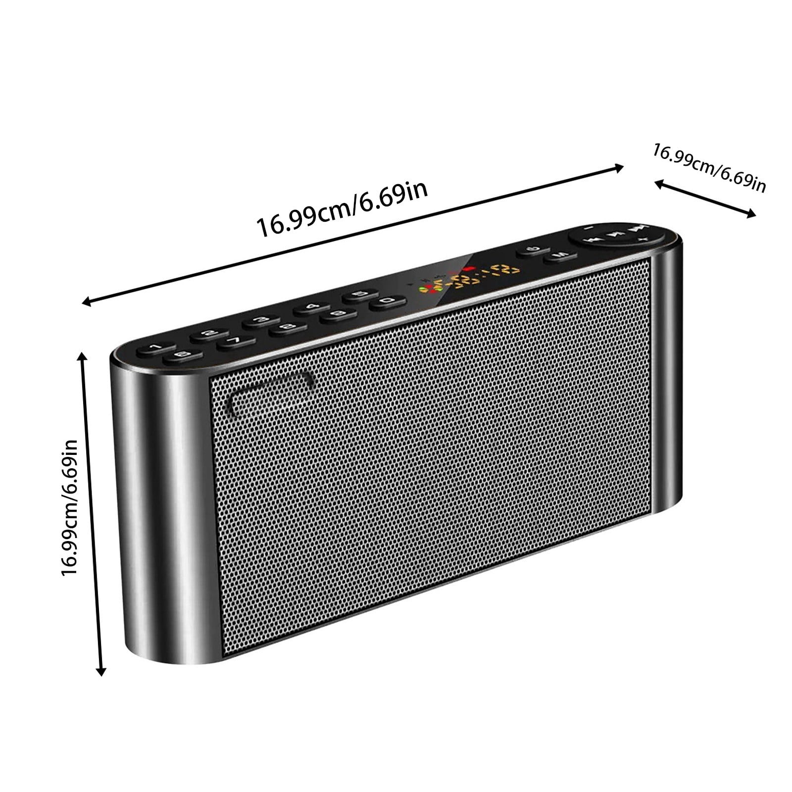YZEGDCH Wireless Smart Speaker with Bluetooth Water Resistant Outdoor Wireless Party Speaker Colorful LED Lights Party Speaker for Home Shower Outdoors Travel