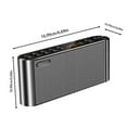 Bluetooth Audio Two Built-in Speakers HiFi Sound Quality Portable