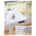 Height Adjustable Standing Desk 55x28 Inch Sit Stand Workstation with 1 ...