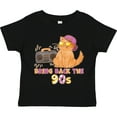 thumbnail image 3 of Inktastic Bring Back the 90s Cool Orange Cat Boys or Girls Toddler T-Shirt, 3 of 5