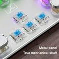 thumbnail image 4 of Teclado para juegos Teclado flotante con cable Teclado ergonómico resistente al agua con sensación mecánica, Teclado retroiluminado con LED arcoíris ultradelgado para escritorio, computadora, PC Xemadio 2033344-5, 4 of 9